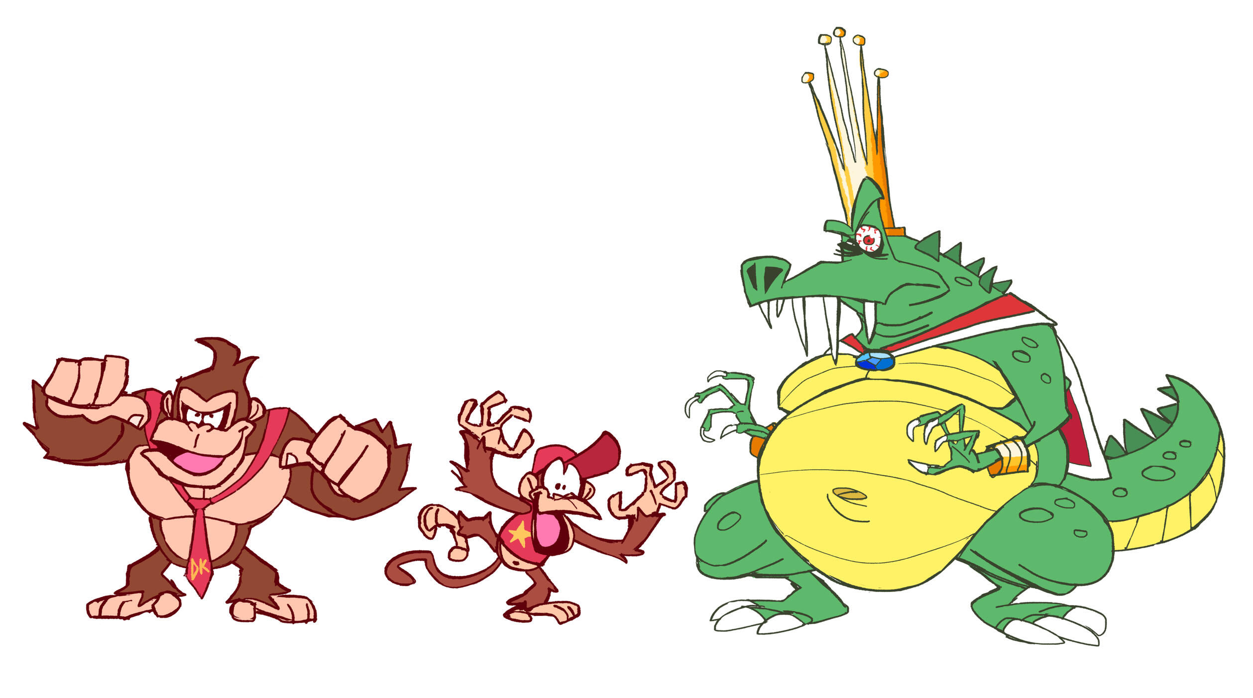 DK, Diddy Kong & King K. Rool DK, Diddy Kong & King K. Rool